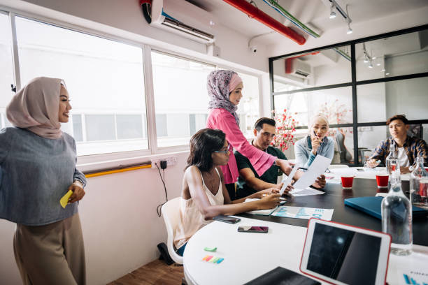 istock Adult education and cooperation with colleagues 1089139214
