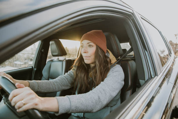 istock Young adults driving in the city 1089141408