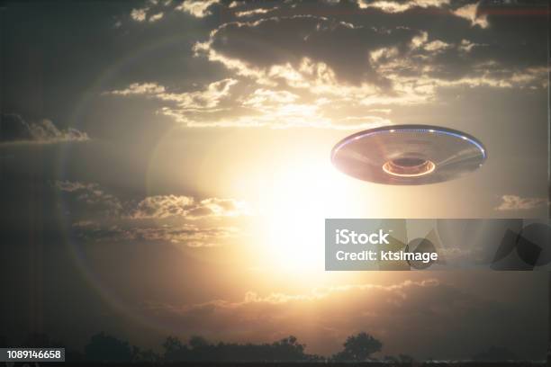 Unidentified Flying Object Ufo Stock Photo - Download Image Now - UFO, Sky, Alien