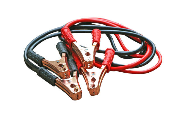 istock Set of battery charger in car 1089152100