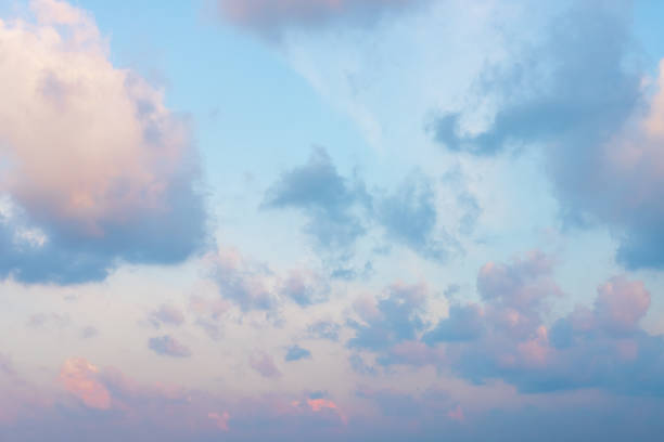 istock Pink and blue pastel sky colors 1089154900