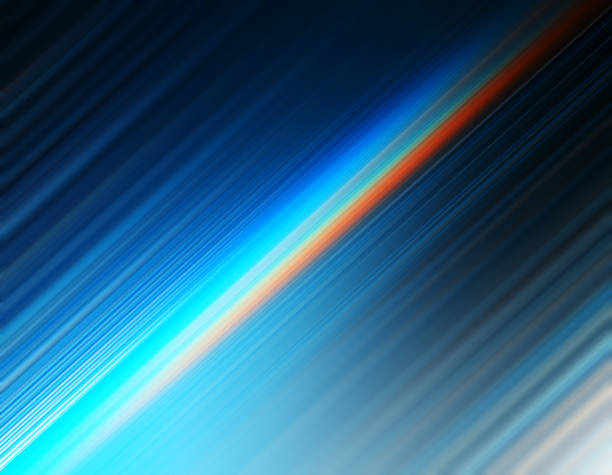istock Diagonal neon spectrum rays motion blur background 1089156720