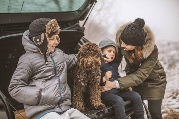 istock Happy family on a winter day 1089158618
