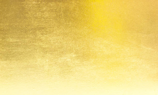 istock Shiny yellow leaf gold metall 1089166700