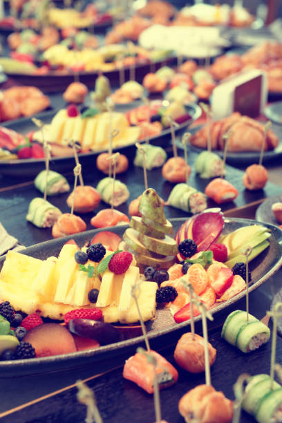 istock Fruits, patty cakes and small snacks, toned 1089168774