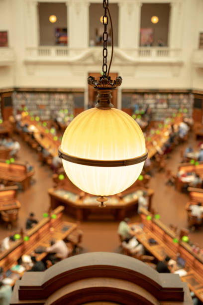 Inside the main dome of the Victorian State Library.