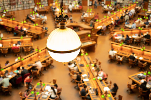 istock Inside the main dome of the Victorian State Library. 1089173448