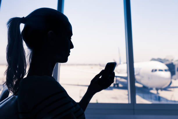 istock Female passenger waiting in the airport 1089173892
