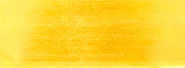 istock Shiny yellow leaf gold metall 1089175360