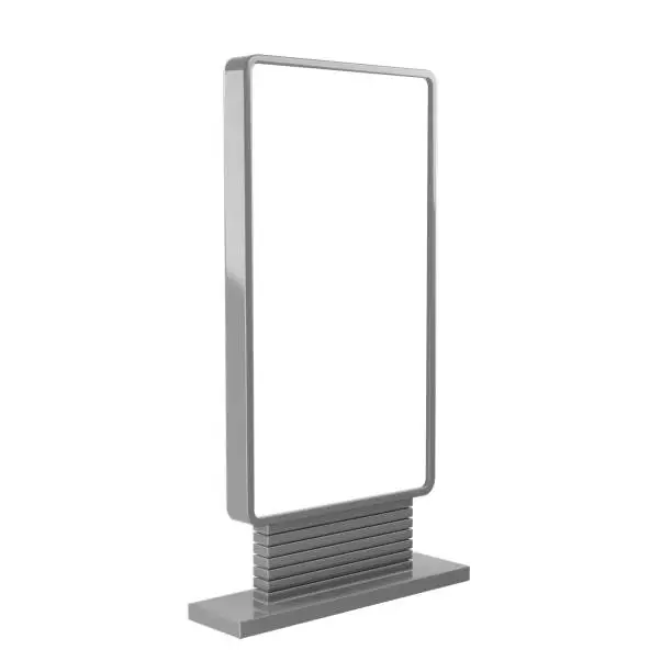 Outdoor Advertising Stand Display, Isolated