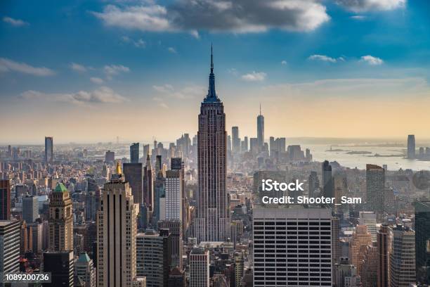 The Empire State - Fotografie stock e altre immagini di New York - Città - New York - Città, Orizzonte urbano, Stati Uniti d'America