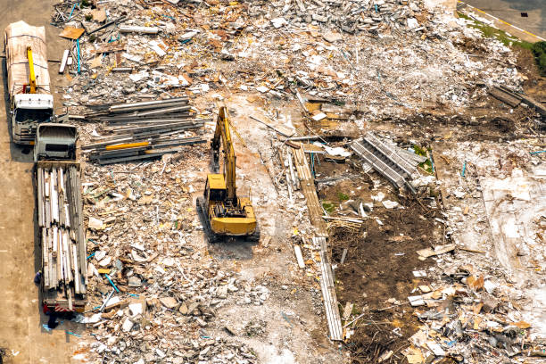 istock Aerial View of Construction in Progress 1089212518