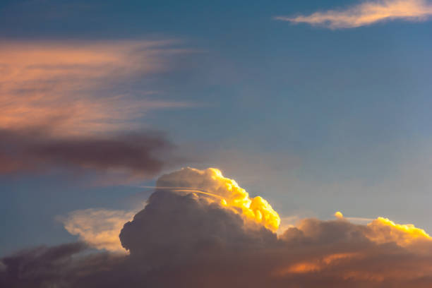 istock Beautiful and colorful cloudy sunset sky. 1089220850