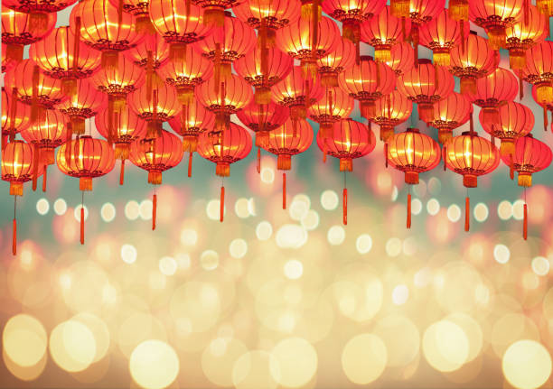 istock Chinese new year lanterns in chinatown. 1089229856