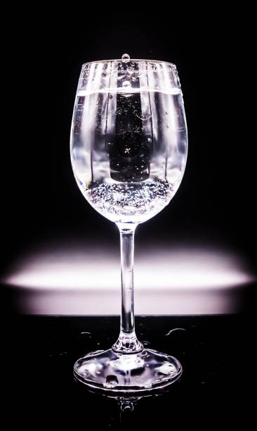 istock Water drop in the wine glass 1089237136