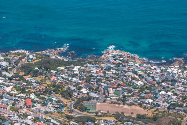 istock Cape Town coastal district top view from Table Mountain 1089243386