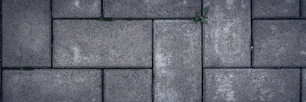 istock Background pavement, paving stone, brick, cobblestone, road, footpath. 1089247742