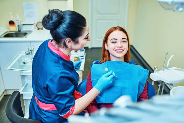 istock Dentist examining a patient's teeth in the dentist. 1089262290