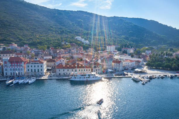 istock Vis town on island Vis, Dalmatia, Croatia 1089266946