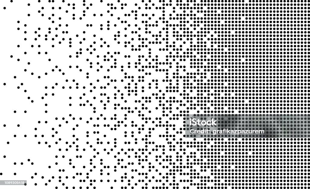 Disruppted Pattern Disintegration Dispersed Background Stock Illustration - Download Image ...