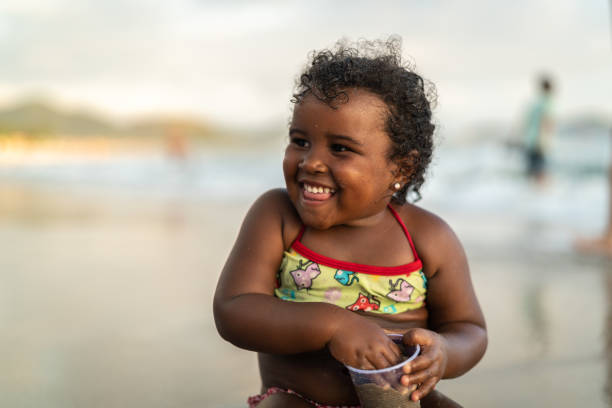 istock Cute Little Girl Having Fun at the Beach 1089305950