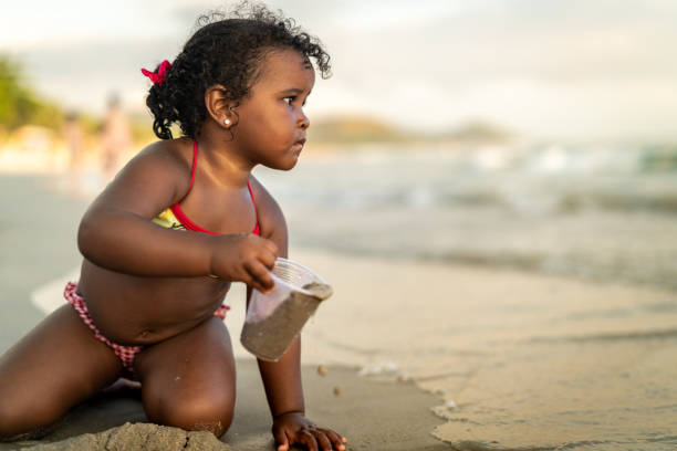 istock Cute Little Girl Having Fun at the Beach 1089305966