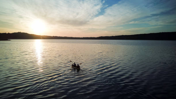 istock Early morning paddling on the lake 1089314198