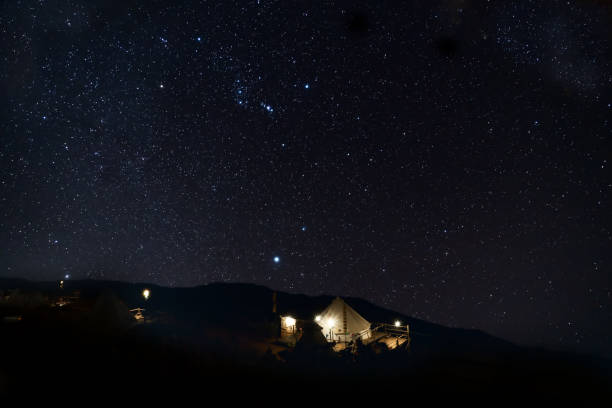 istock camping in The starry sky 1089319788