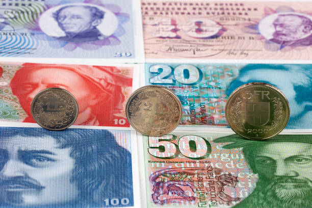 istock Swiss Franc coins 1089324216