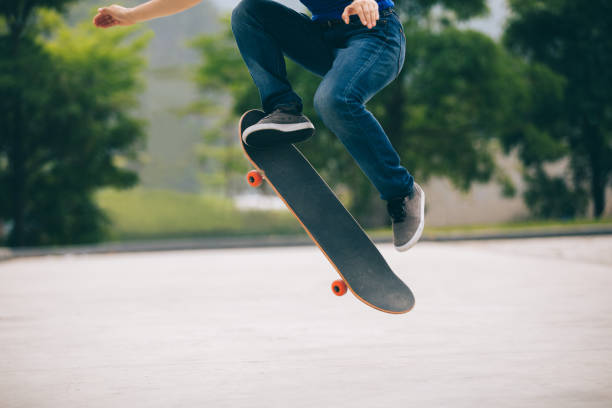 istock Skateboarder skateboarding outdoors 1089331952