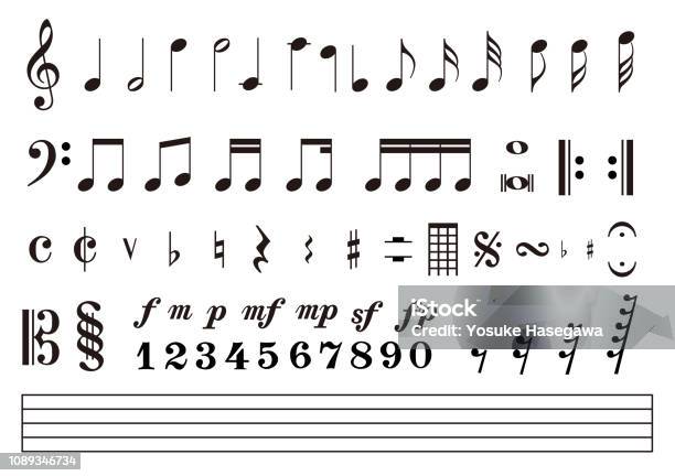 Vetores de Notas De Marcar A Notação Musical Ilustração Vetorial e mais  imagens de Nota Musical - iStock
