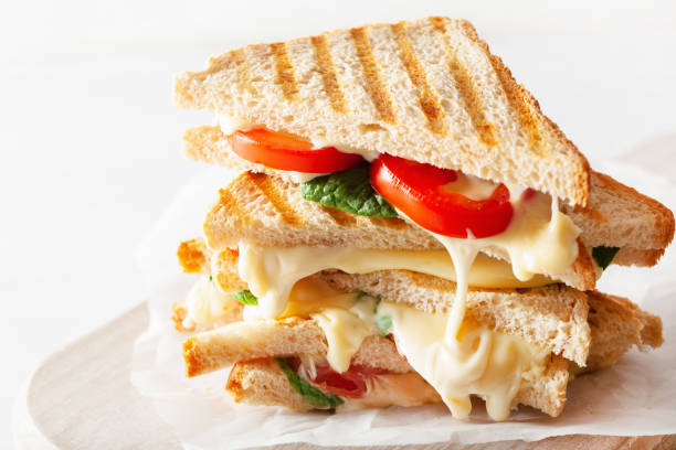 istock grilled cheese and tomato sandwich on white background 1089346738