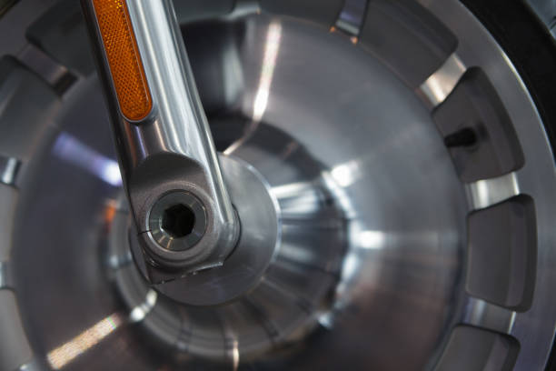 istock part of a motorcycle wheel close up 1089349112