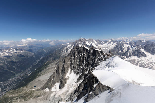 istock Views from LA'Aiguille Du Midi in Chamonix, France. Horizontal image. 1089368476