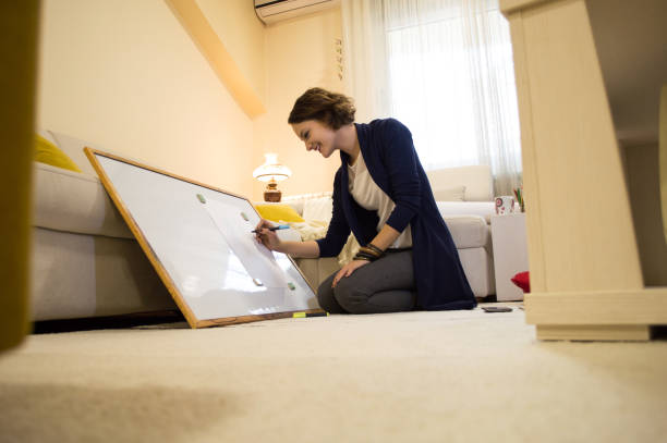 istock Young businesswoman in home office 1089370738