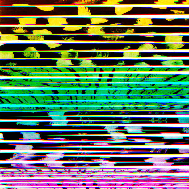 istock Abstract scanned digital pixel noise glitch background 1089376586