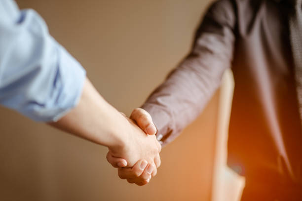 istock Business people shaking hands.business and office concept . 1089382726