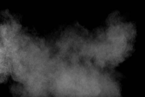 istock Abstract white powder explosion against black background.Abstract white dust exhale. 1089387654