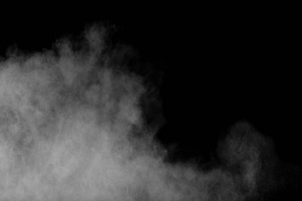 istock Abstract white powder explosion against black background.Abstract white dust exhale. 1089387730