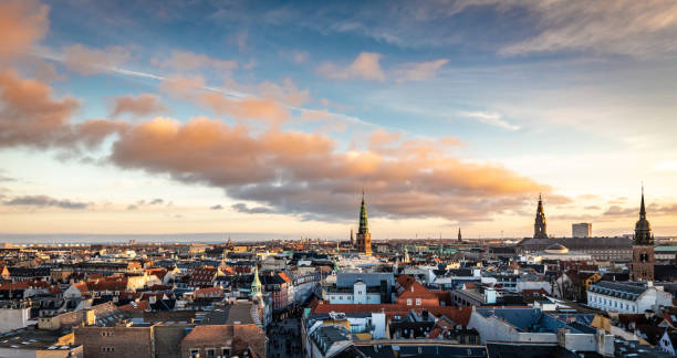 istock Sunset in Copenhagen, Denmark 1089394664
