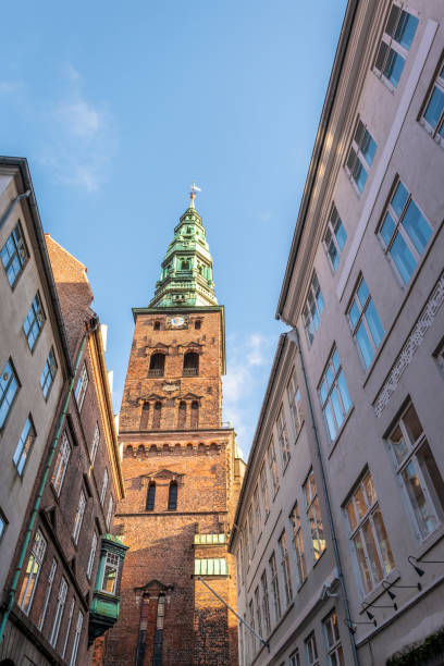 istock Church spire in Copenhagen, Denmark 1089400292