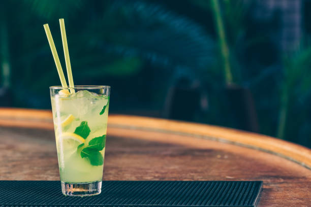 istock Lemonade at the bar stand. Luxury vacation concept 1089401660
