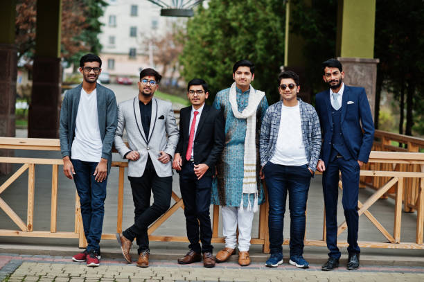 istock Group of six south asian indian mans 1089401762