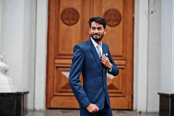 istock Stylish beard indian business man 1089402192
