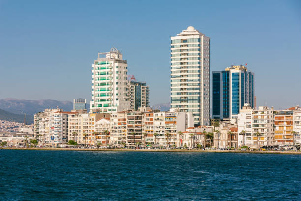 istock apartments in izmir, architecture of building exterior 1089404792