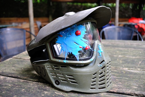 a Paintball Helmet