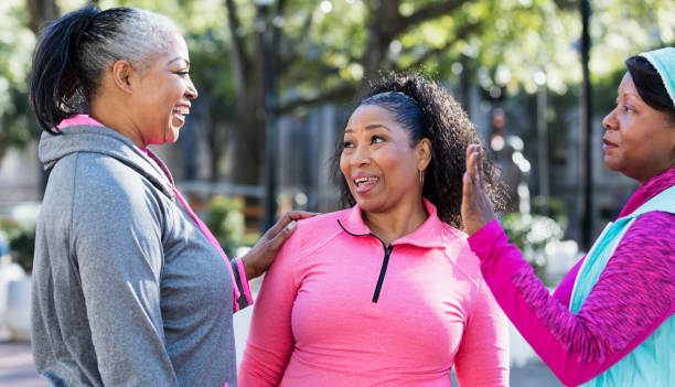 istock Three mature African-American women conversing 1089411596