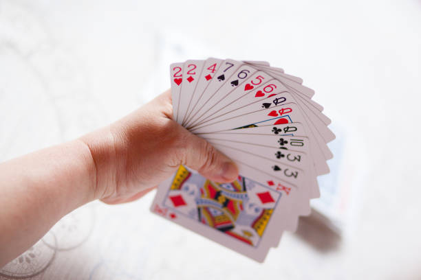 istock Playing cards and enjoying in free time 1089411718