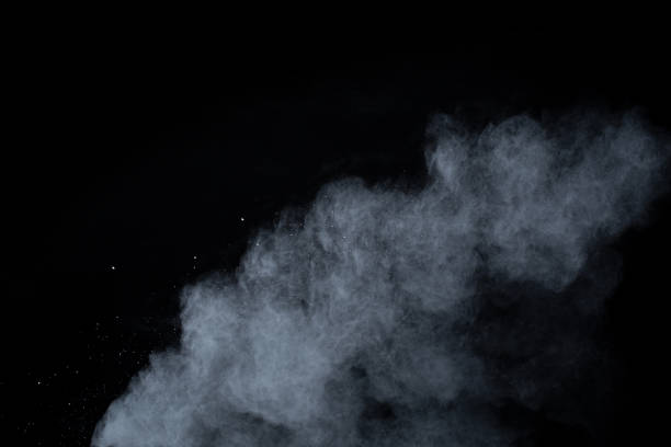 istock White powder explosion on black background. Colored cloud. Colorful dust explode. Paint Holi. 1089413838