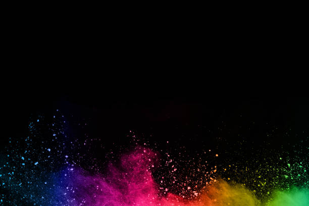 istock abstract colored dust explosion on a black background.abstract powder splatted background,Freeze motion of color powder exploding/throwing color powder, multicolored glitter texture. 1089414464